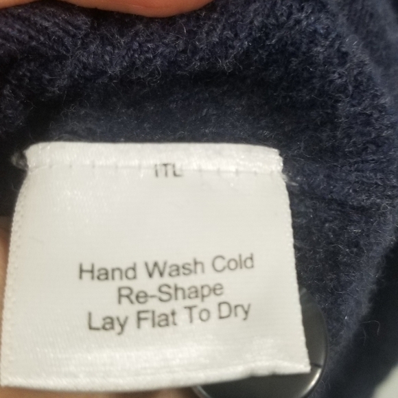 Jo's A Bank Reserve High Collared Pullover Sweater. Size XXL. Front Third Zip. - Picture 7 of 8